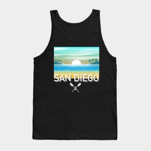 San Diego Design, with White Lettering Tank Top